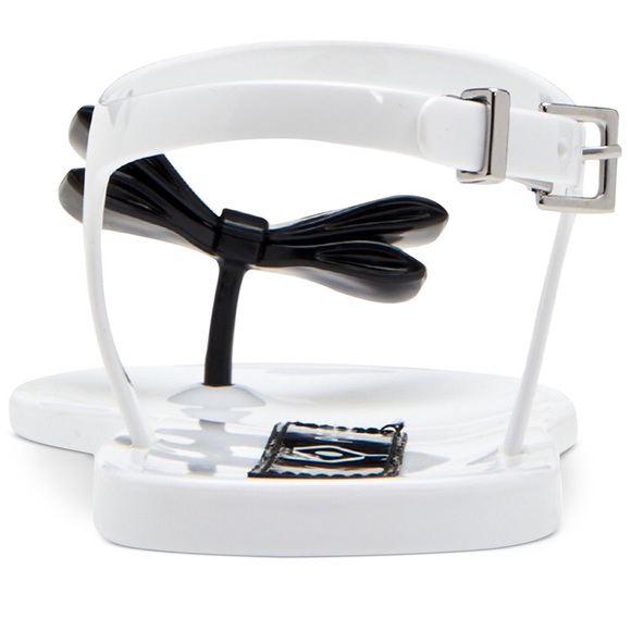 Katy Perry: Black/White Bow Sandals  Sise 7. - Picture 4 of 9